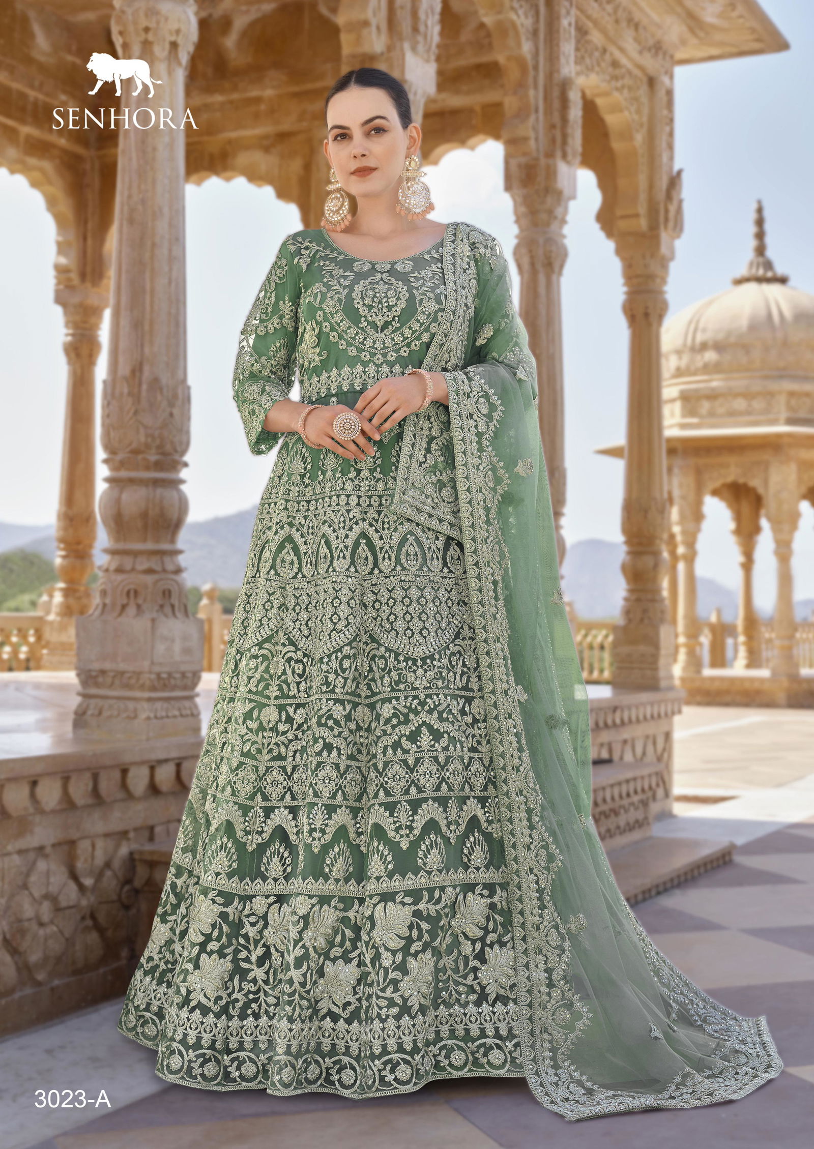 Twisha By Senhora 3023 A To D Heavy Anarkali Wedding Salwar Suits Wholesale Shop In Surat